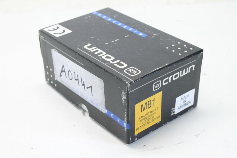 Crown MB1 - Ultra Low Profile Supercardioid Condenser Boundary Microphone