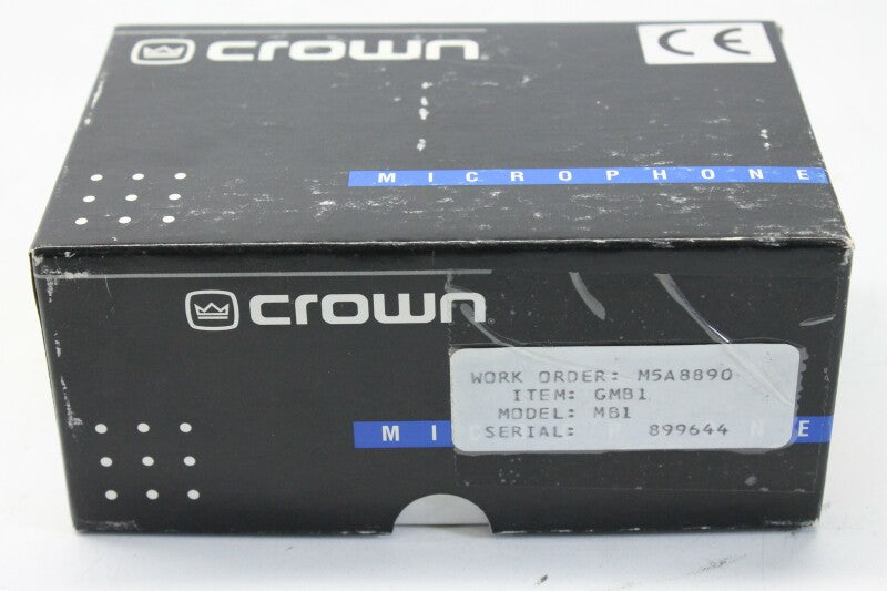 Crown MB1 - Ultra Low Profile Supercardioid Condenser Boundary Microphone