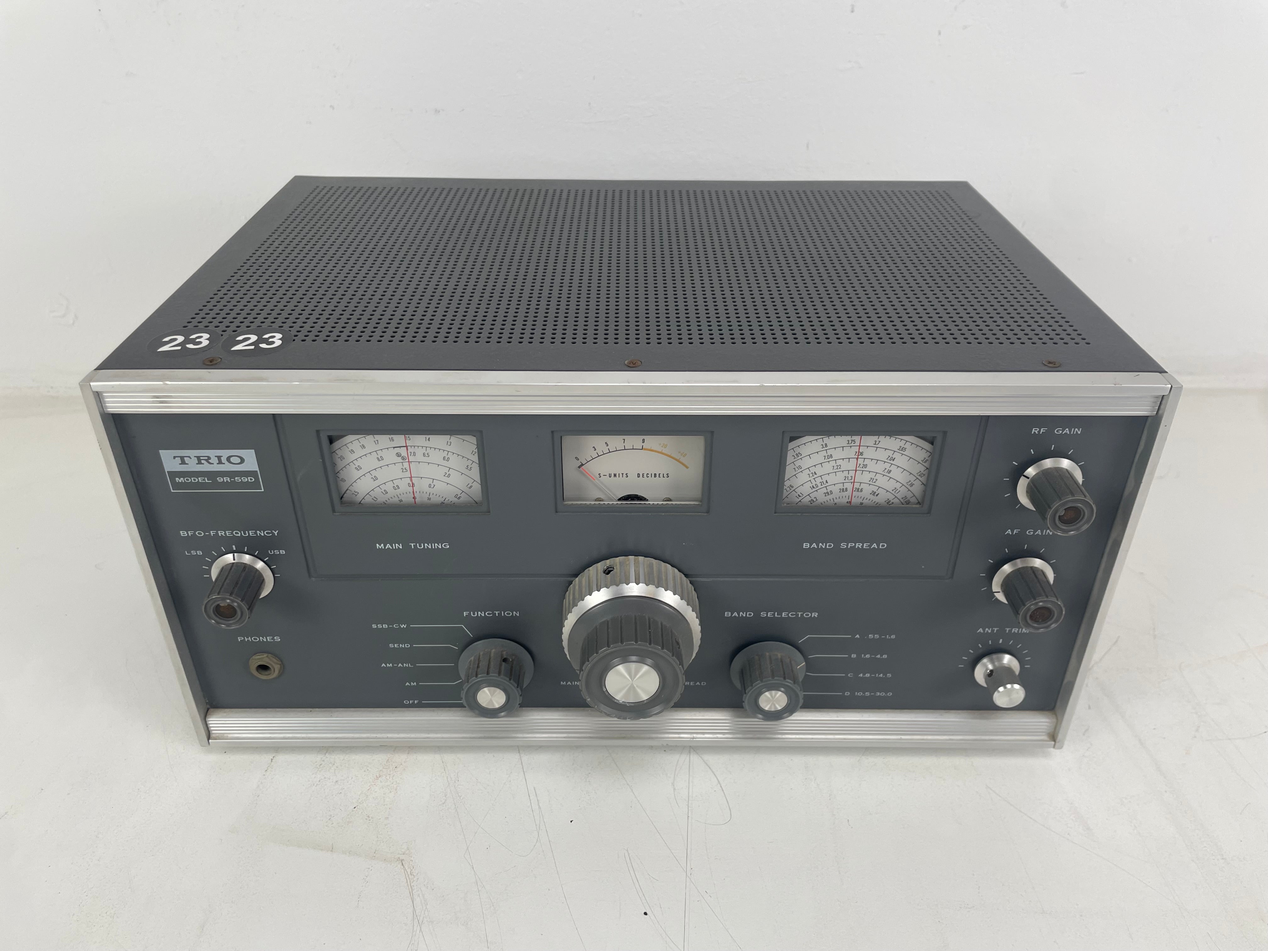 Trio - 9R59D - Communications Receiver - As Is