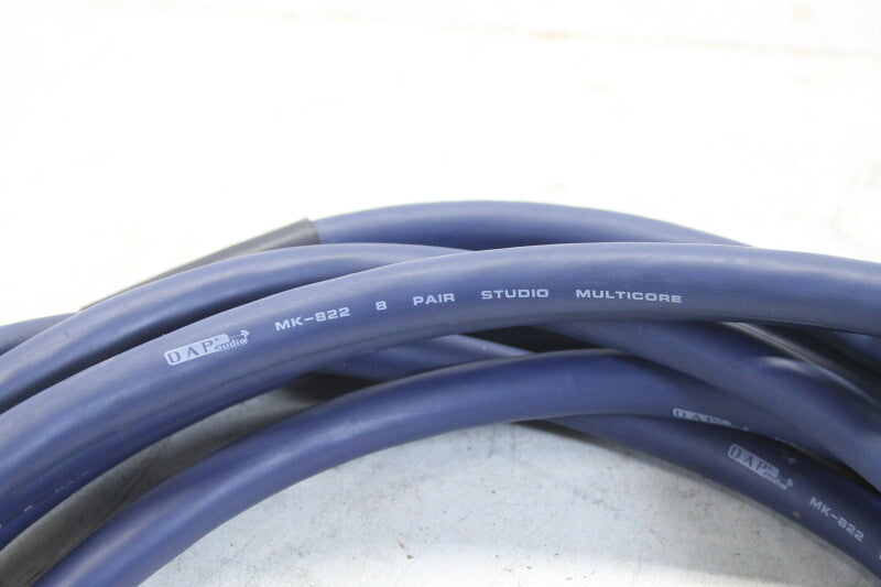 DAP Audio MK-822 8 Pair Studio Multi Core Cable - Jack To RCA (6 Meter)