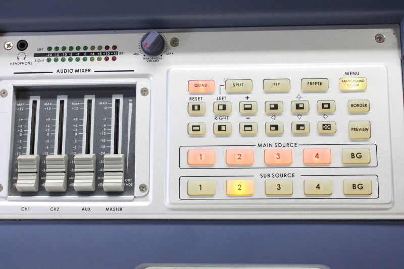 Datavideo As New! Digital Video Switcher SE-500 incl. BNC Cables and Adapter