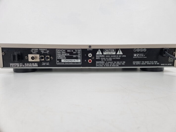 Denon - TU-550 AM/FM - Stereo Tuner