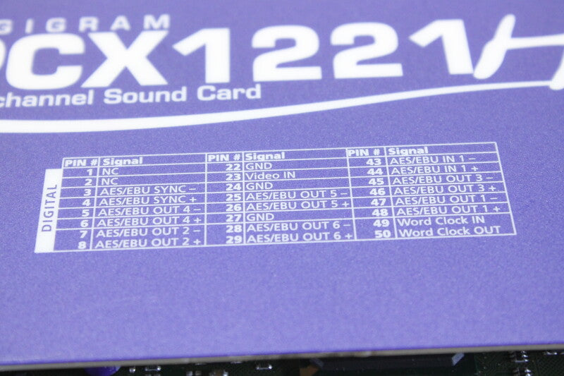 DIGIGRAM PCX 1221HR Multi Channel Sound Card