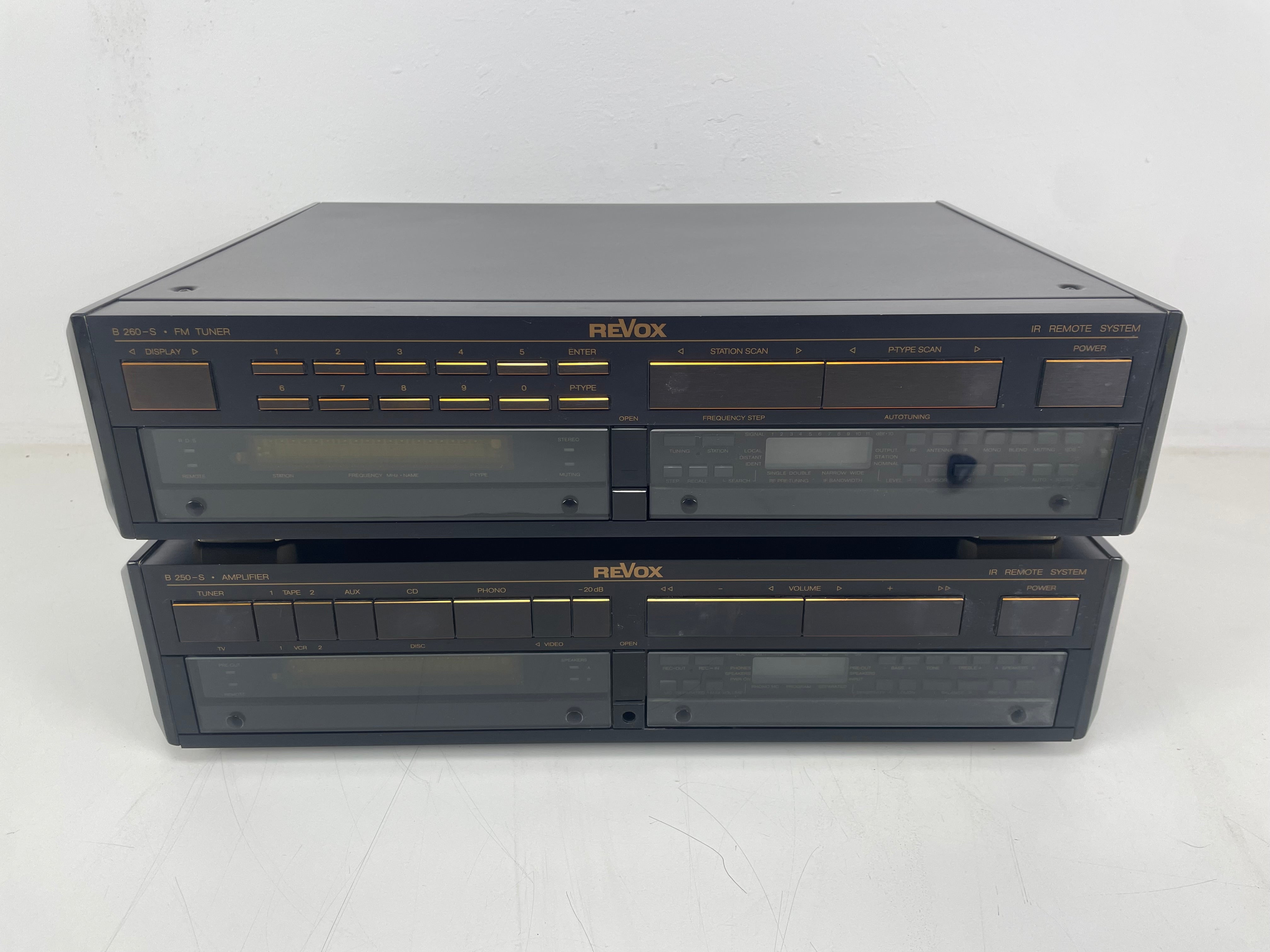 Revox - B250-S/B260-S - Stereo Integrated Amplifier + FM Stereo Tuner