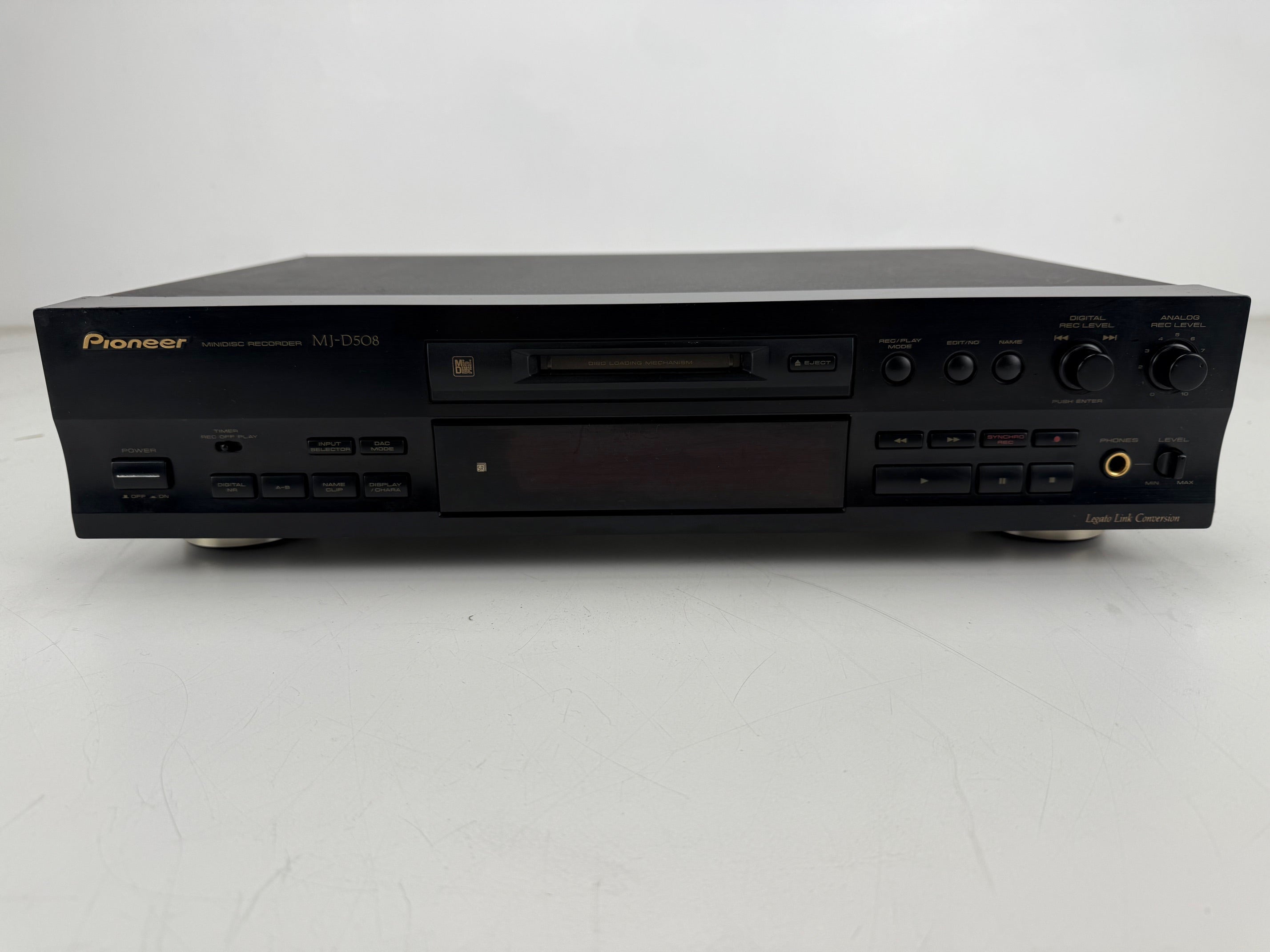 Pioneer MJ-D508 Minidisc-recorder - Verkocht zoals hij is