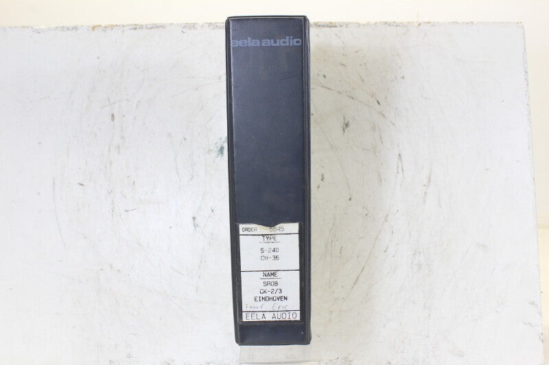 Eela Audio S240 Professional Broadcast Console Manual and Schematics Book
