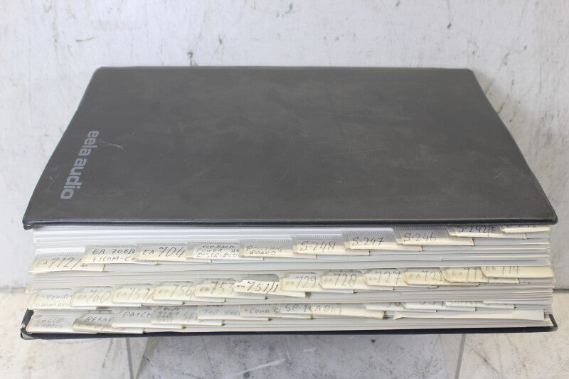 Eela Audio S240 Professional Broadcast Console Manual and Schematics Book