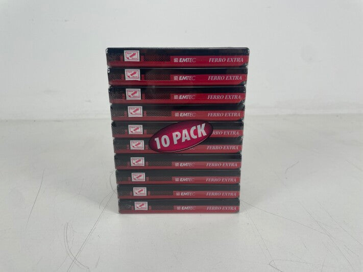 EMTEC FE1 / IEC I - 90 - Cassette Tapes – 10 Pack – New Old Stock