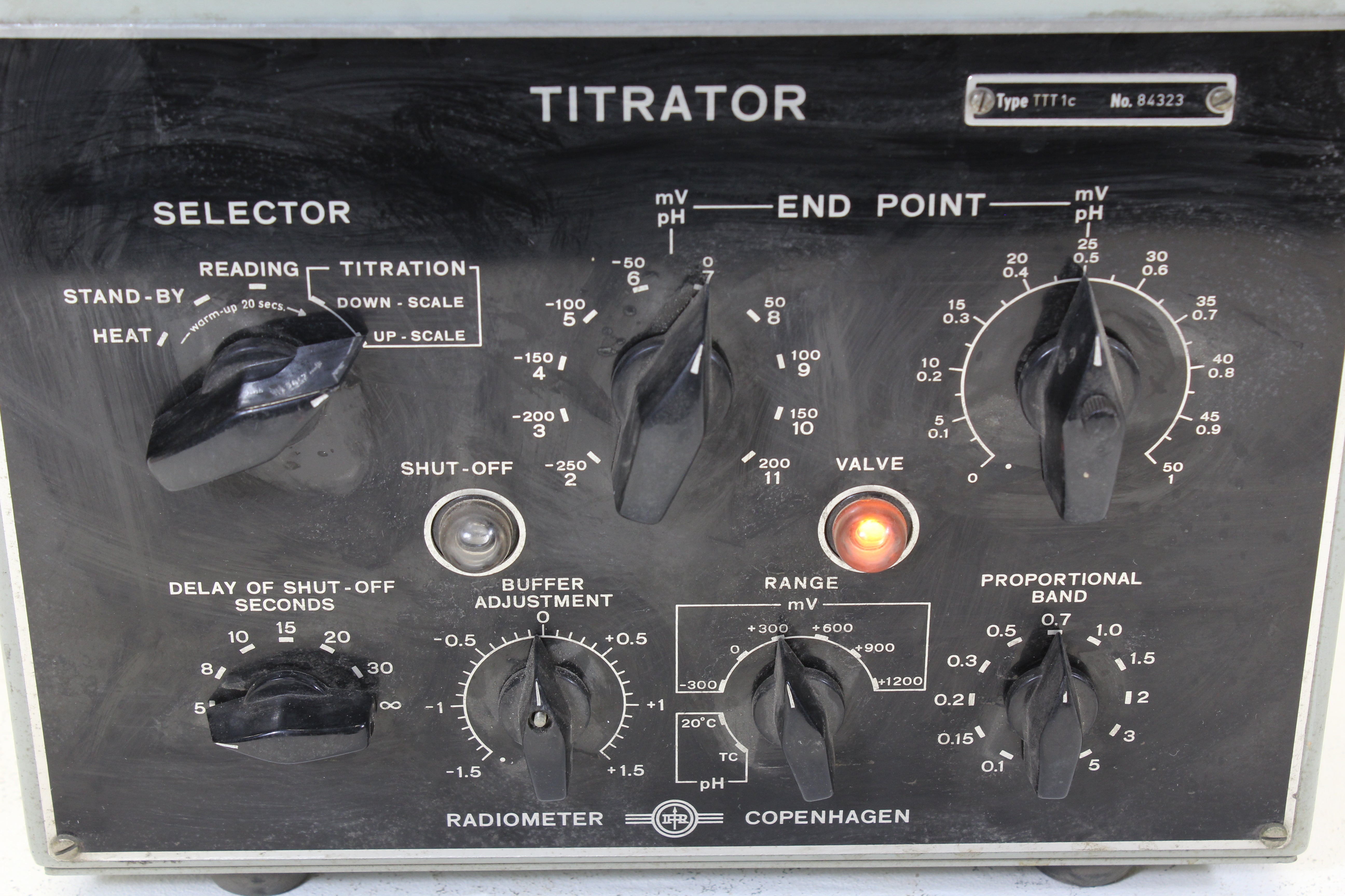 Radiometer Copenhagen TTT1 Titrator With Connection cables