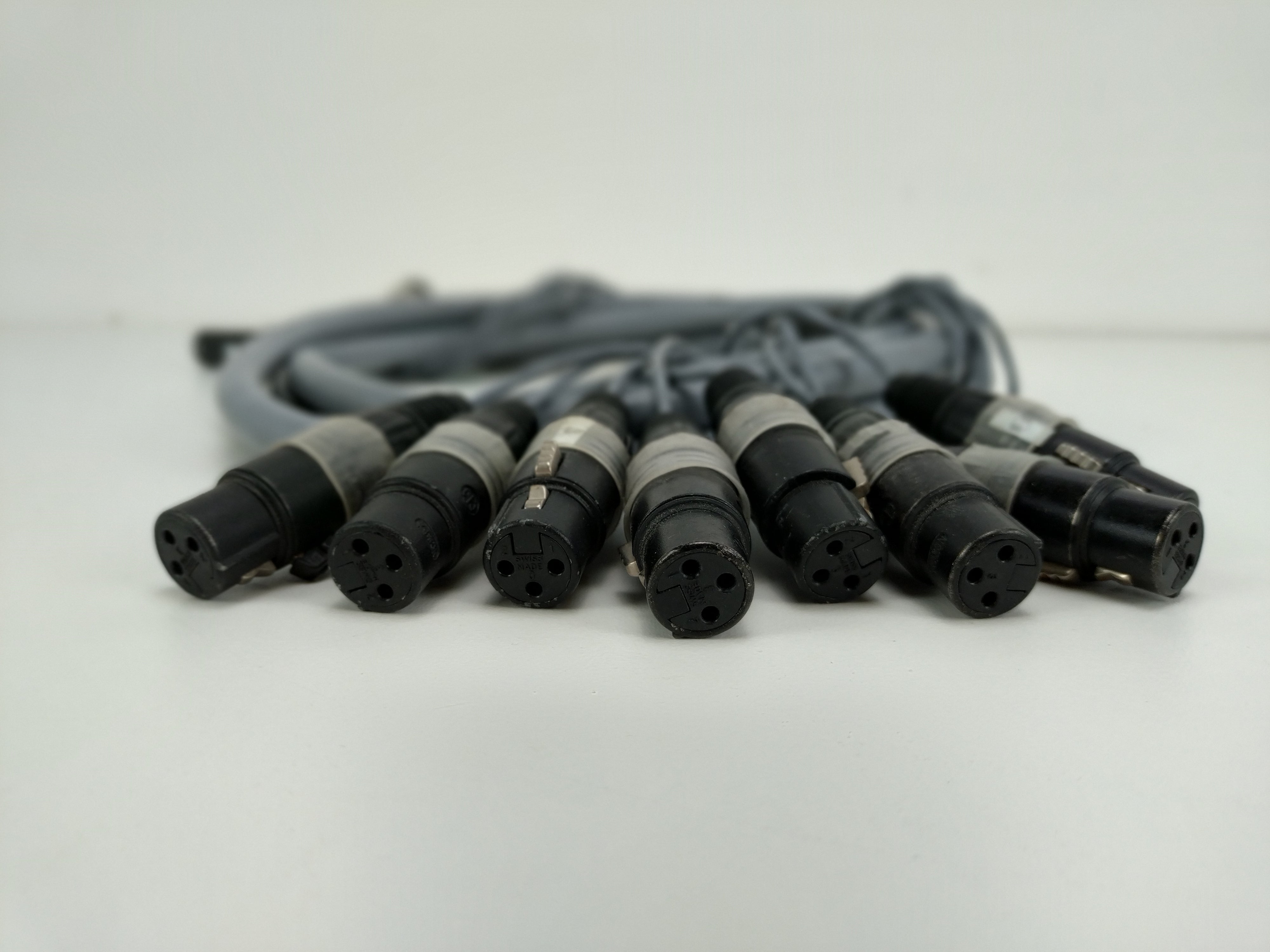 Onbekende 8-aderige multikabel 3-pins XLR mannelijk/vrouwelijk