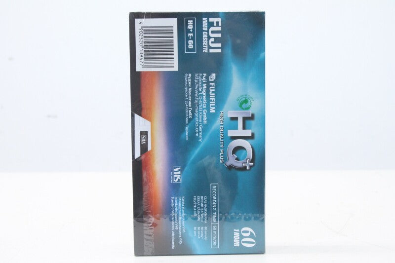 Fujifilm E-60 HQ+ - High Quality 60 Minutes VHS Videocassette, Box of 10 (No.3)