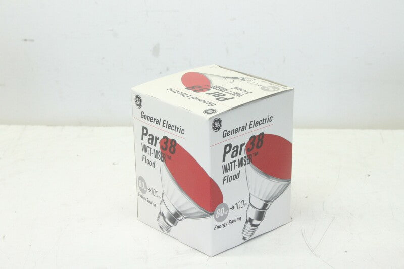 General Electric Flood Par 38 80w E27 Red