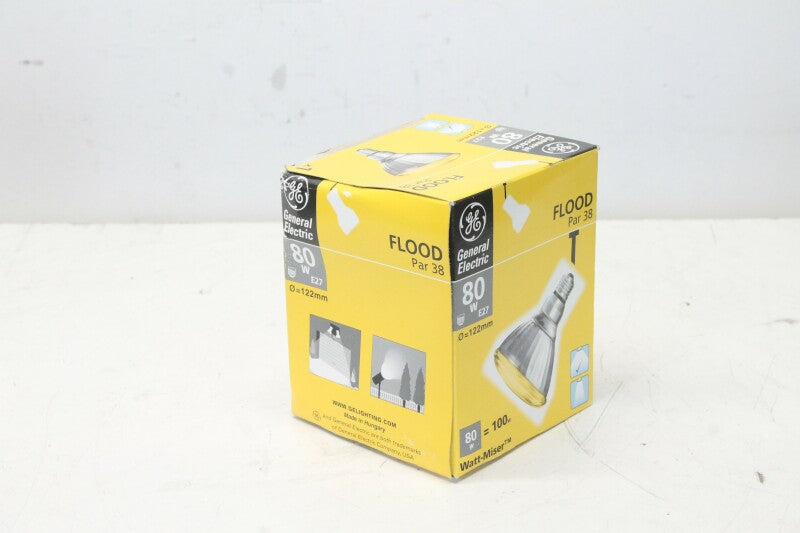 General Electric Flood Par 38 80w E27 Yellow