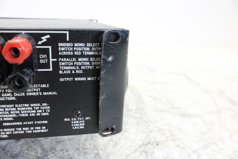 Crown Amcron Geodyne 1 320 Watt Stereo Power Amplifier