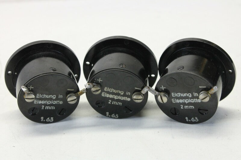 Gossen Milliampère Meters, Lot of 3 Pieces