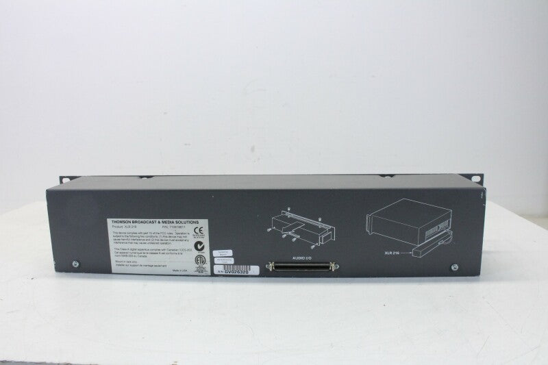 Grass Valley XLR 216 - XLR Breakout Panel