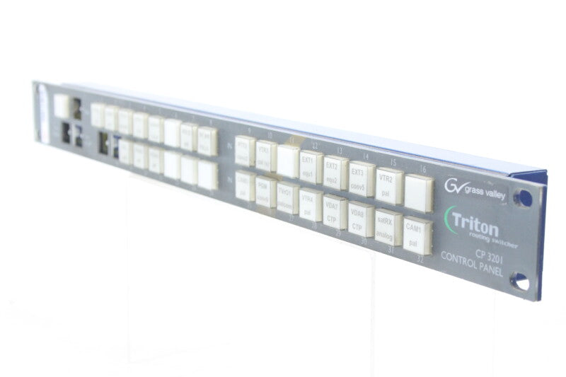 Grass Valley Triton Routing Switcher CP 3201 Control Panel