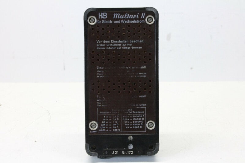 Hartmann & Braun Multavi II Multimeter