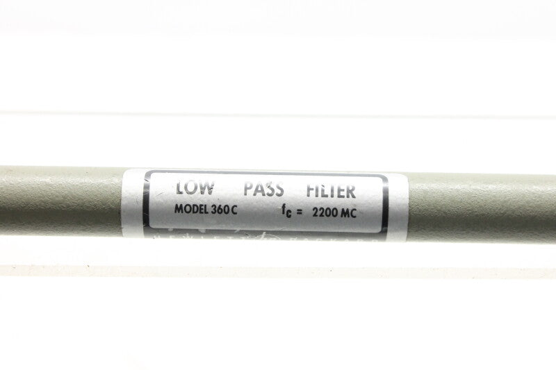 Hewlett Packard Low Pass Filter / Model 360C / 2200MC