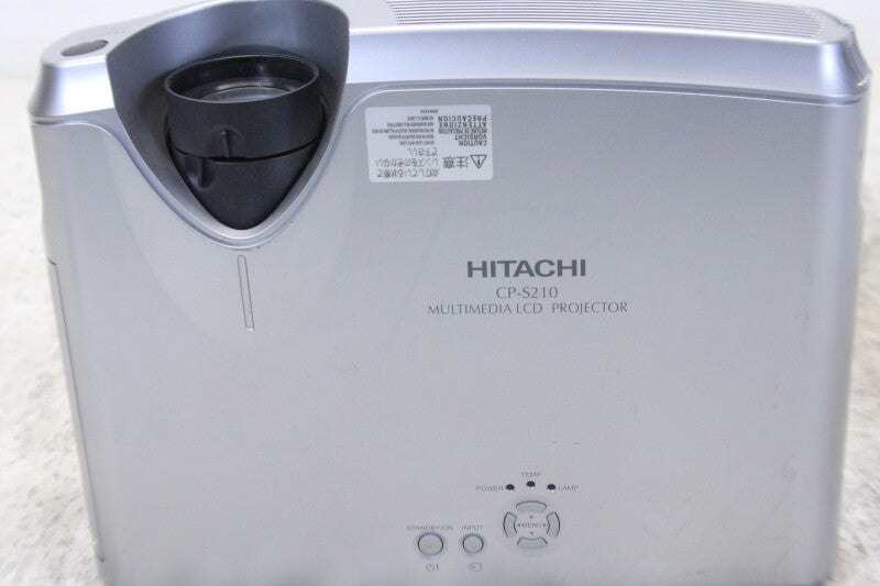 Hitachi cp-s210 Multimedia LCD Projector With remote controller