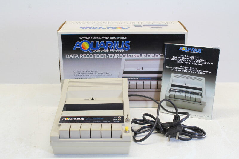 aquaruis home computer system home computer system data recorder cassette 1 of 8 modules