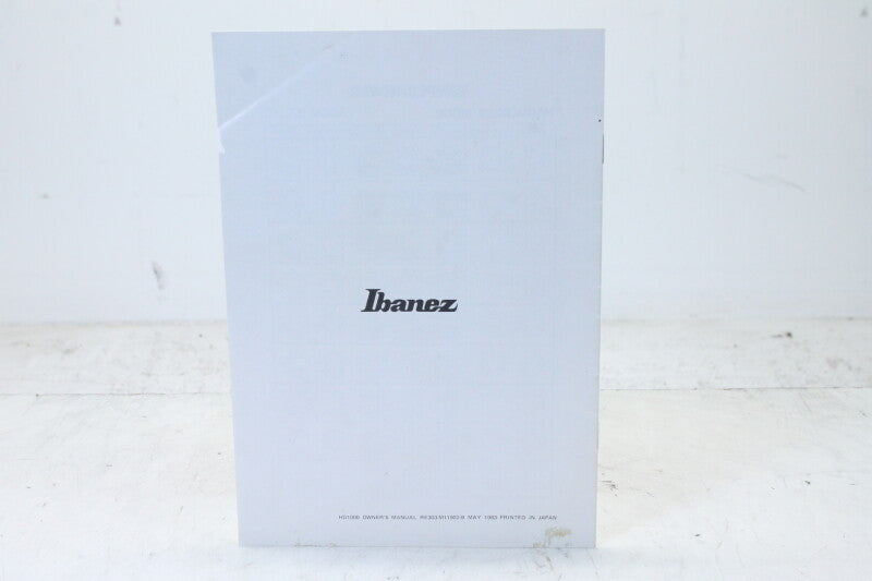 Ibanez HD1000 Harmonics/Delay Owner's Manual
