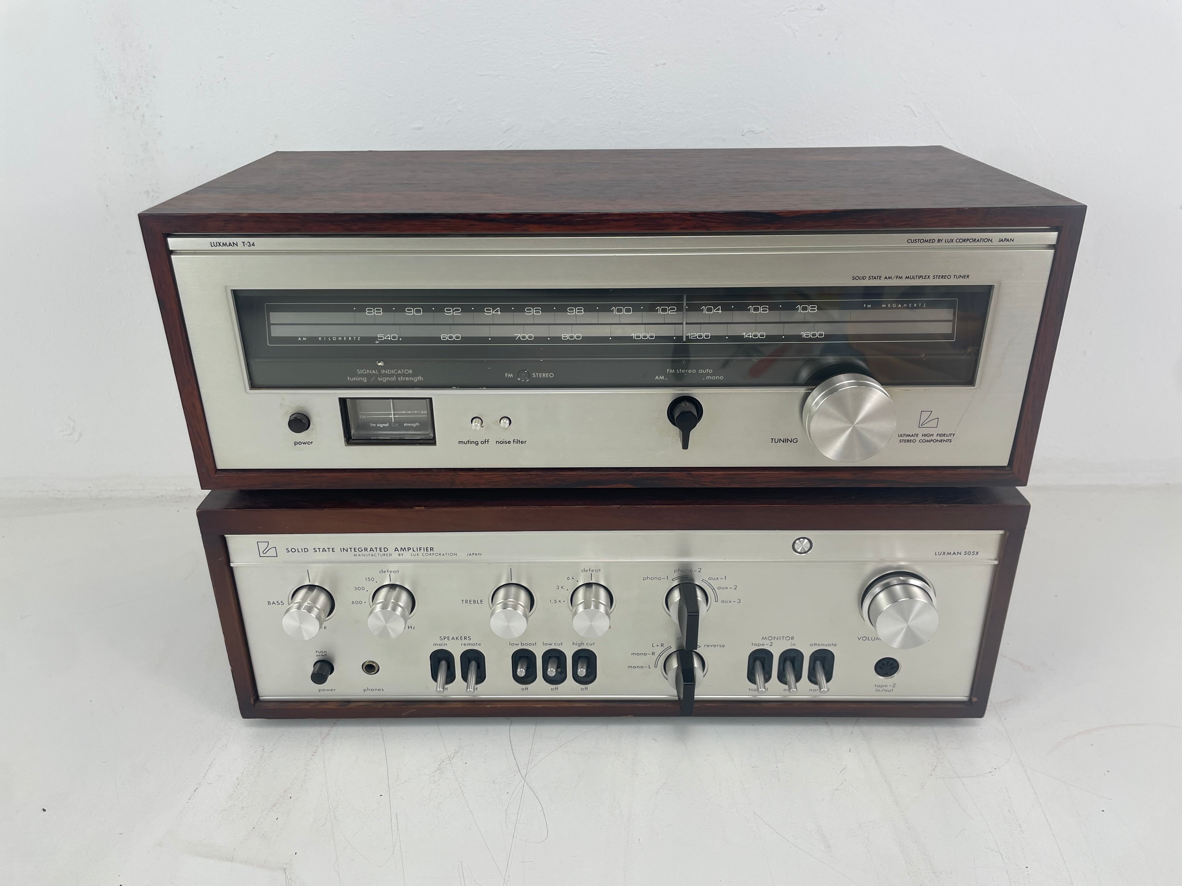 Luxman SQ-505X stereo versterker - T34 tuner