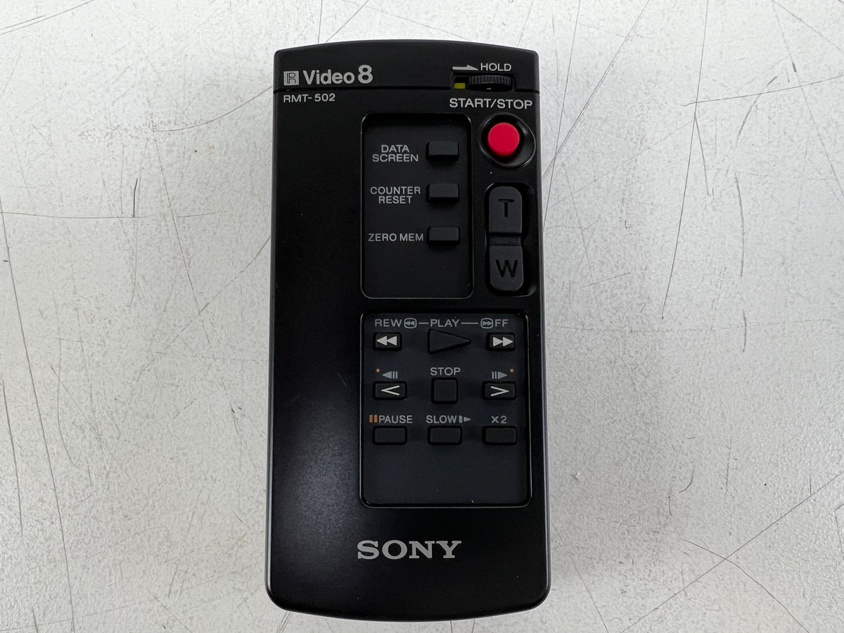 Sony - Remote Control - RMT-502 - Handycam Vision Camcorder - Hi8 Video 8