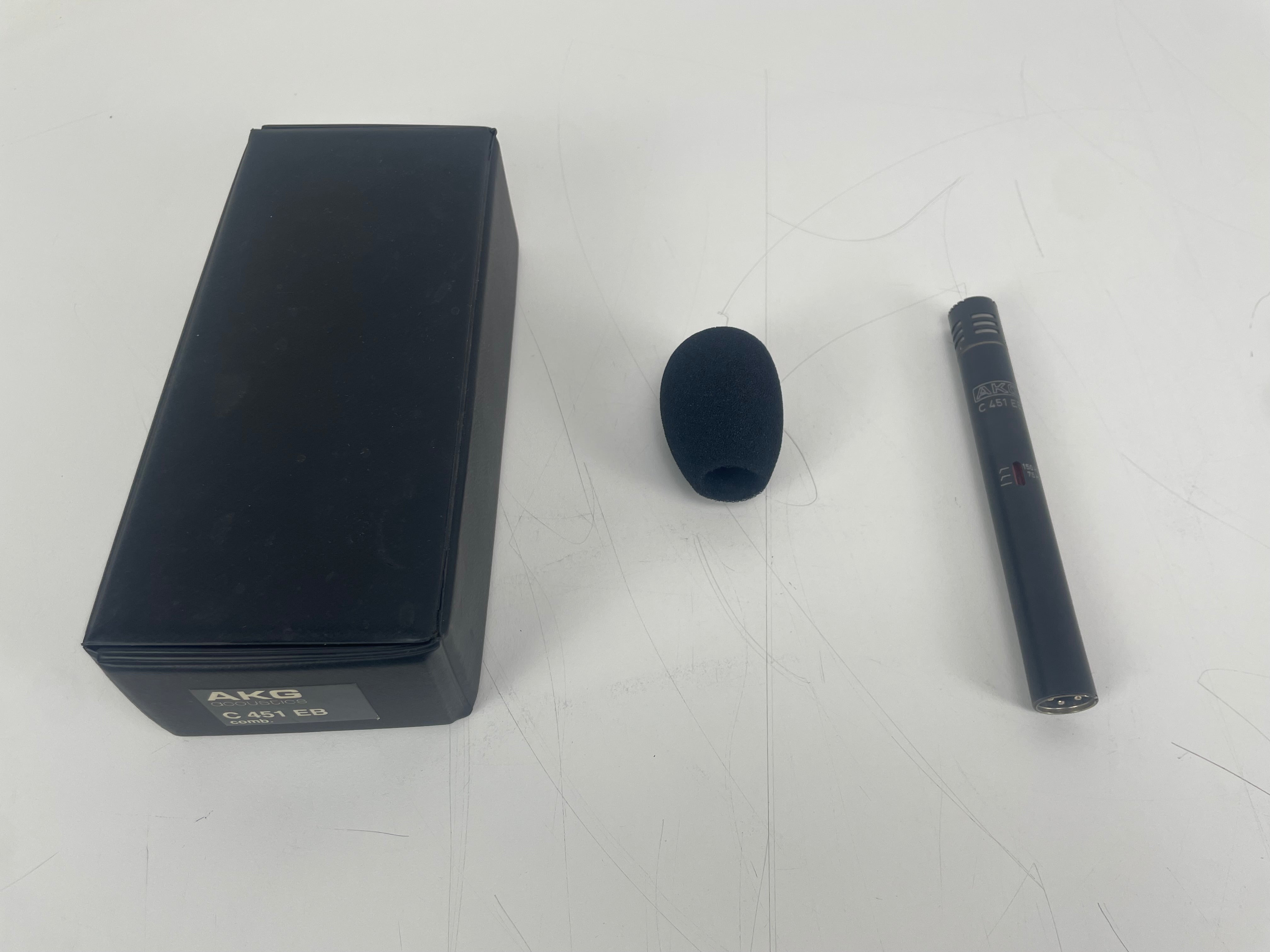 AKG - C 451 EB - CK 1 - Condenser Microphone - Pop-Filter/Case