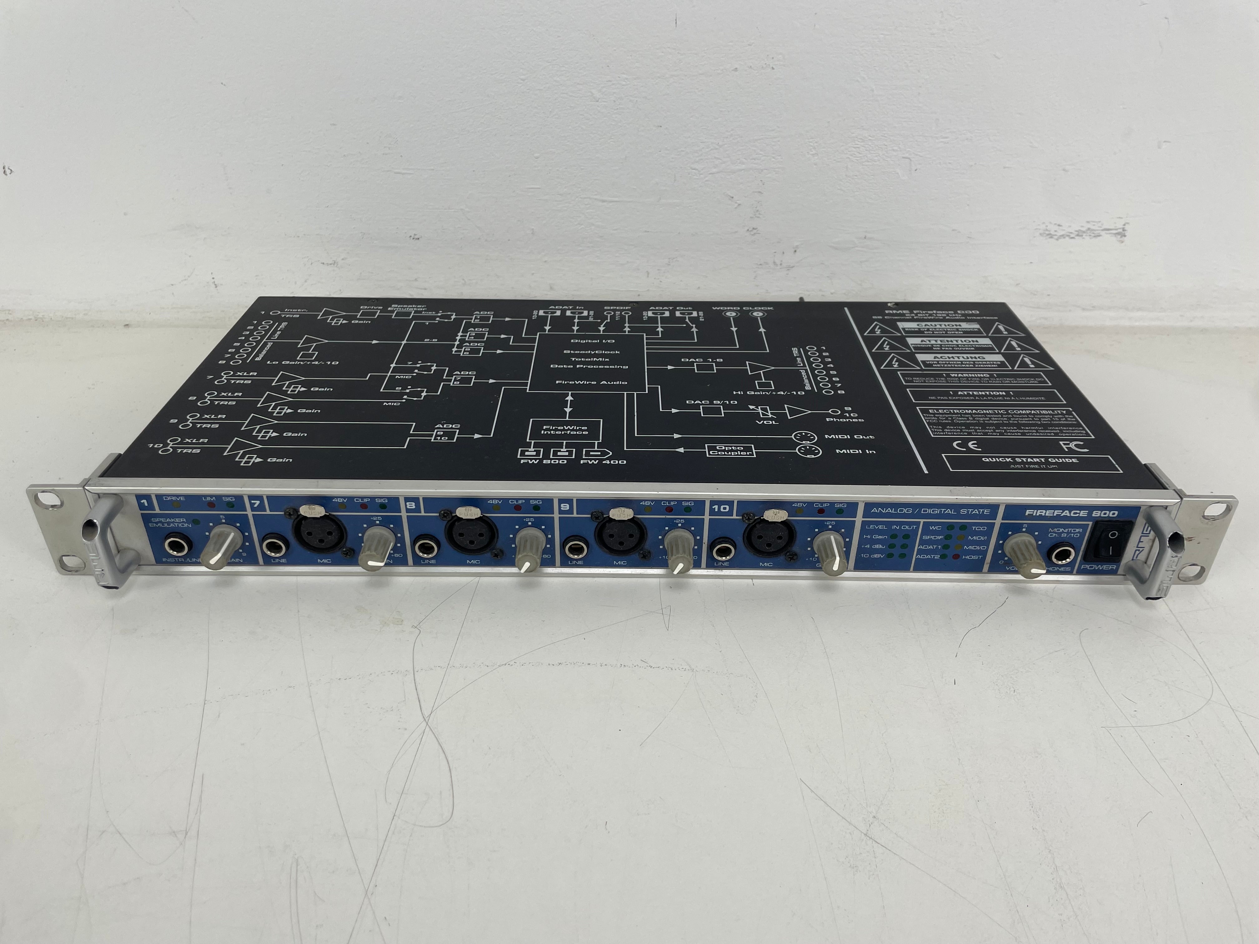 RME - Fireface 800 - Interface
