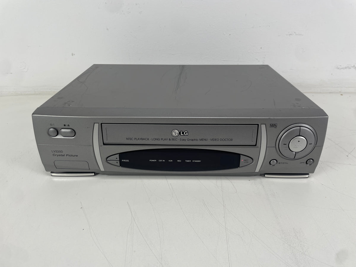 LG LV220D – VHS Video Cassette Recorder – Crystal Picture / NTSC Playback