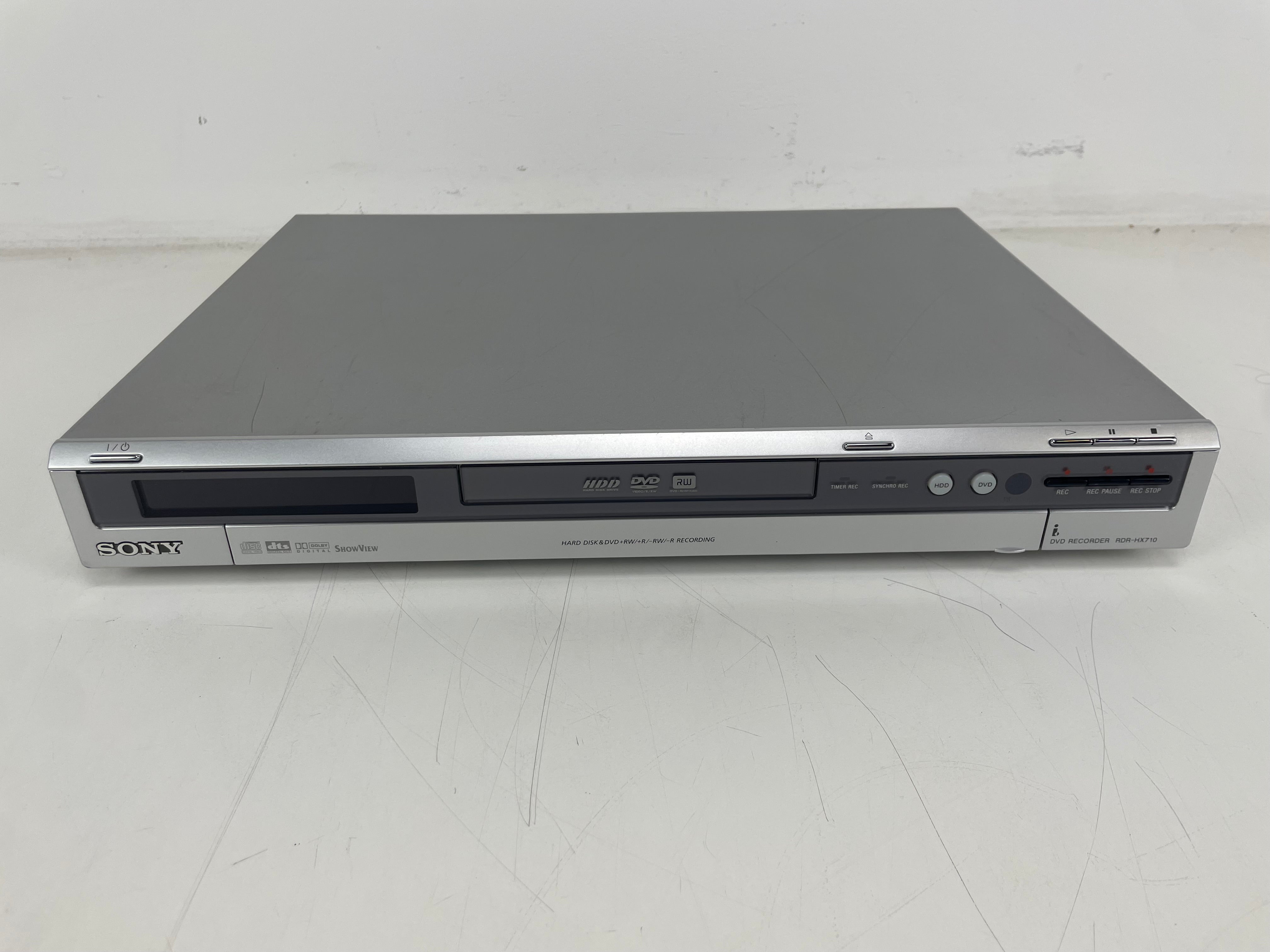 Sony – RDR-HX710 – DVD Recorder / Player – HDD Recorder