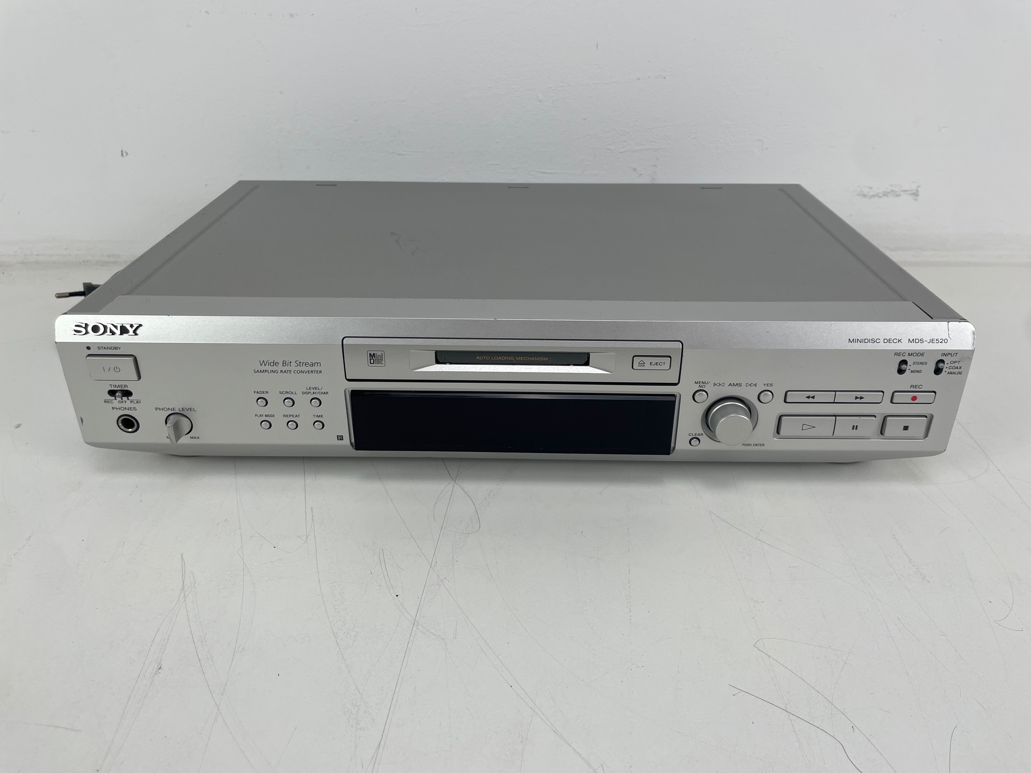 Sony - MDS-JE520 - MiniDisc Deck - Serviced (Repaired)