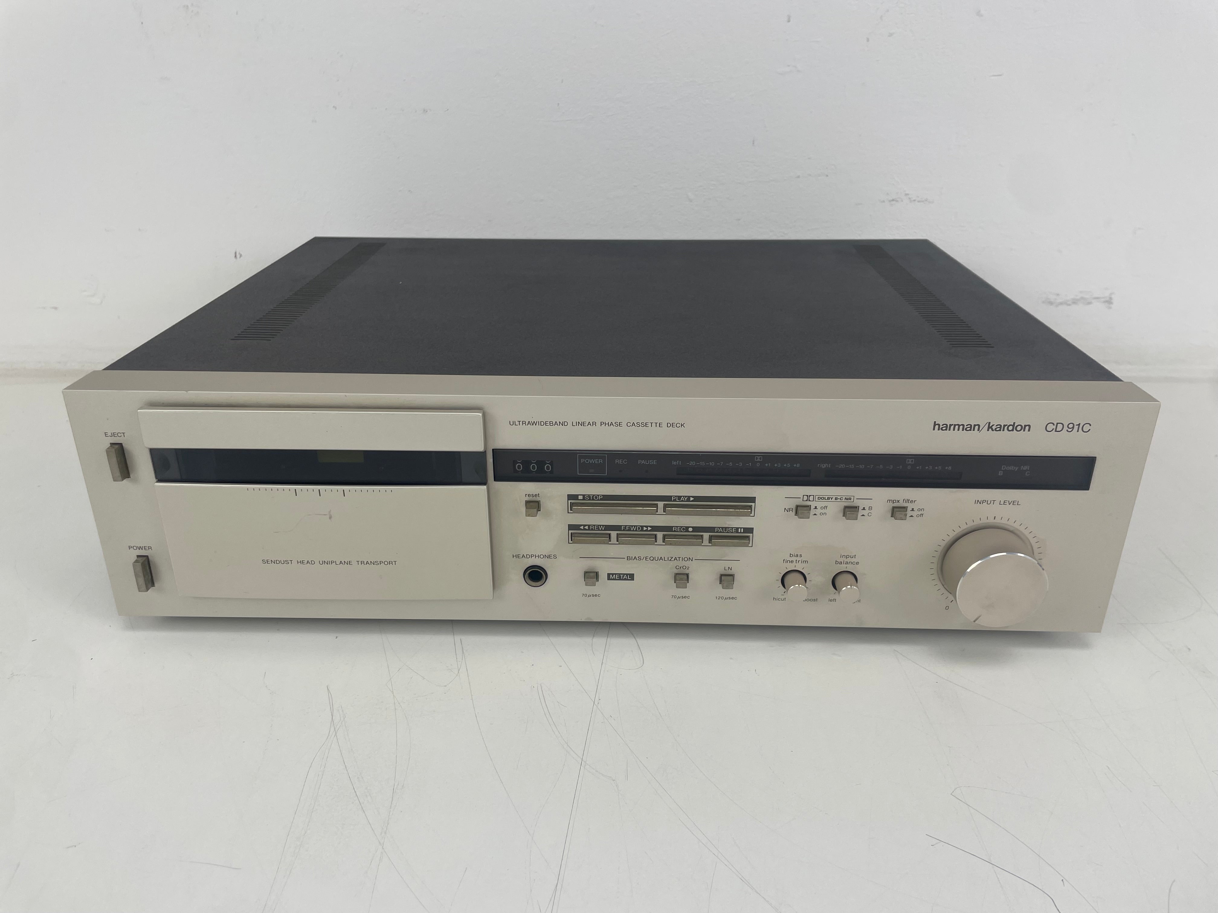 Harman/Kardon - CD91C - Linear Phase Cassette Deck - 2-Head