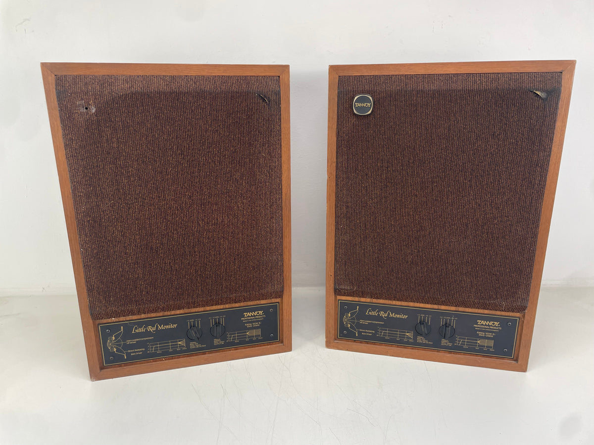 Tannoy – Little Red Monitor – Vintage Studio Monitor Speakers – Pair – Serviced (Refoamed/New Plugs)