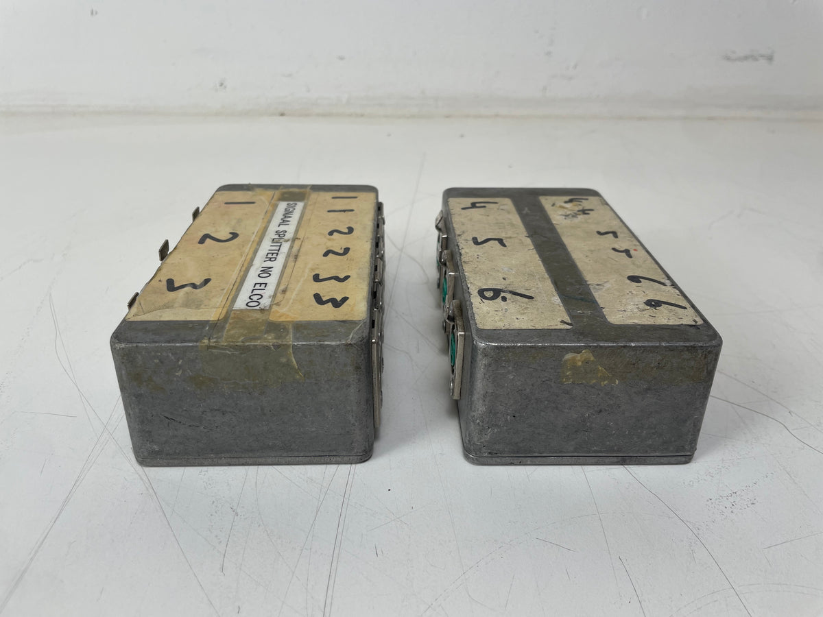 2 x 3-to-6 Signal Splitter – XLR – “No Elco’s” – Vintage / Custom Audio Splitter
