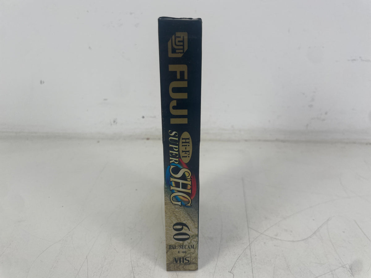 Fuji Hi-Fi 60 Super SHG E-60 VHS Video Cassette – PAL/SECAM – Factory Sealed NOS