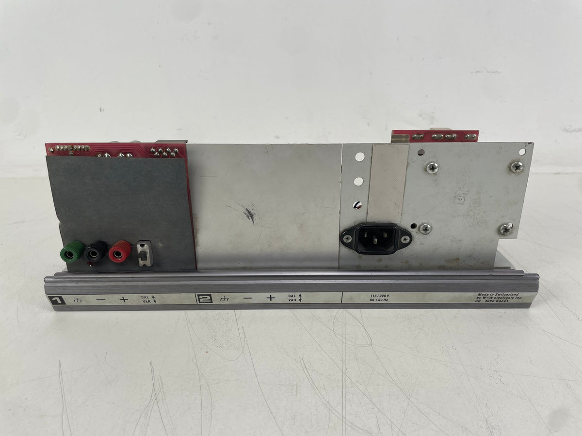 W+W Electronic Inc. – CH-4002 Basel – Vintage Dual-Channel Chart Recorder – As Is / For Parts
