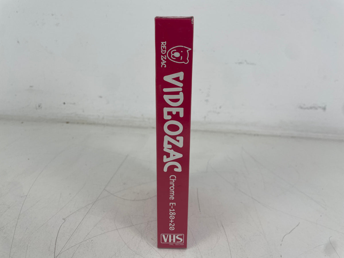VIDEOZAC E-180+20 Chrome VHS Video Cassette – Sealed / NOS