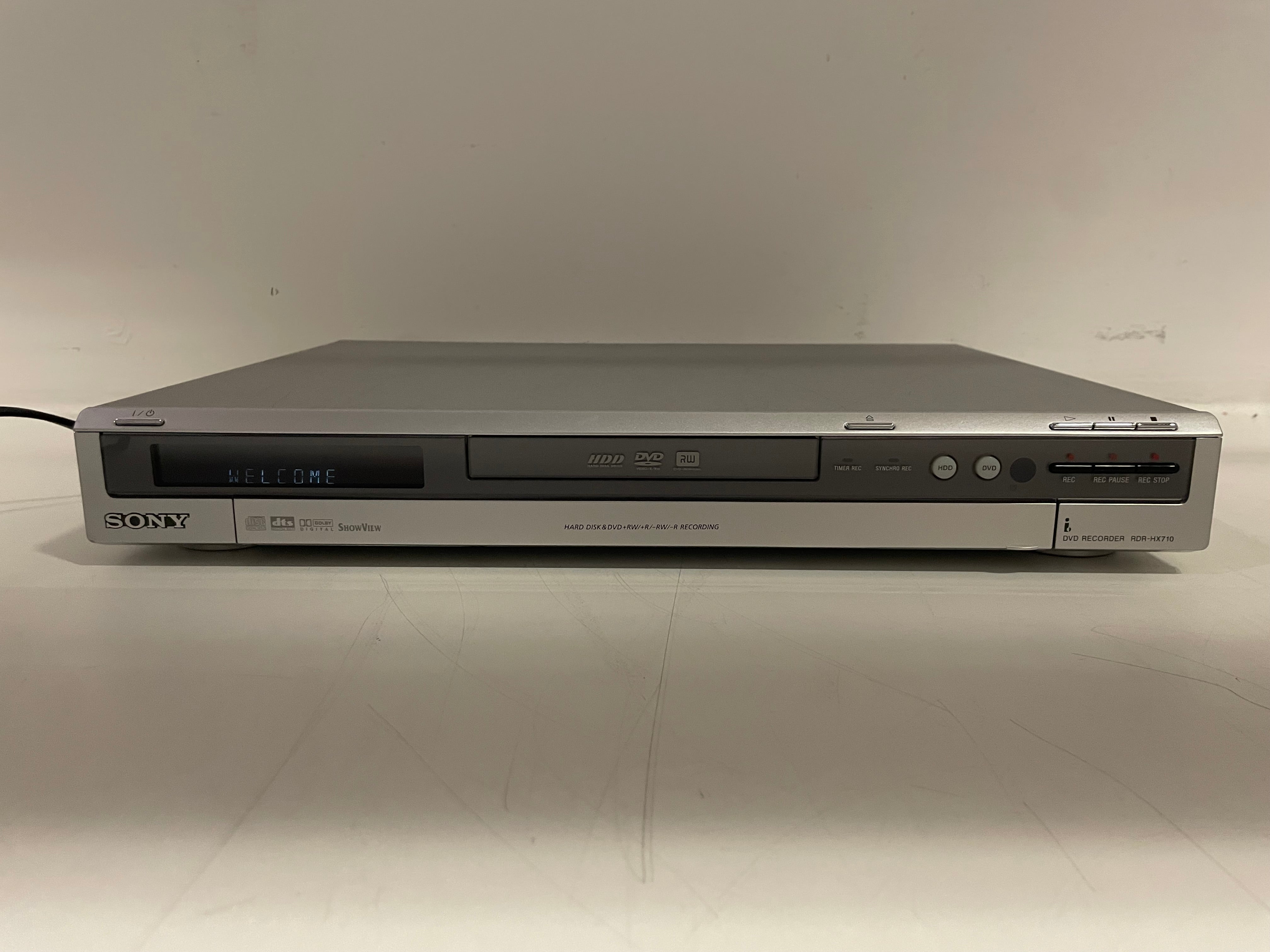 Sony – RDR-HX710 – DVD Recorder / Player – HDD Recorder