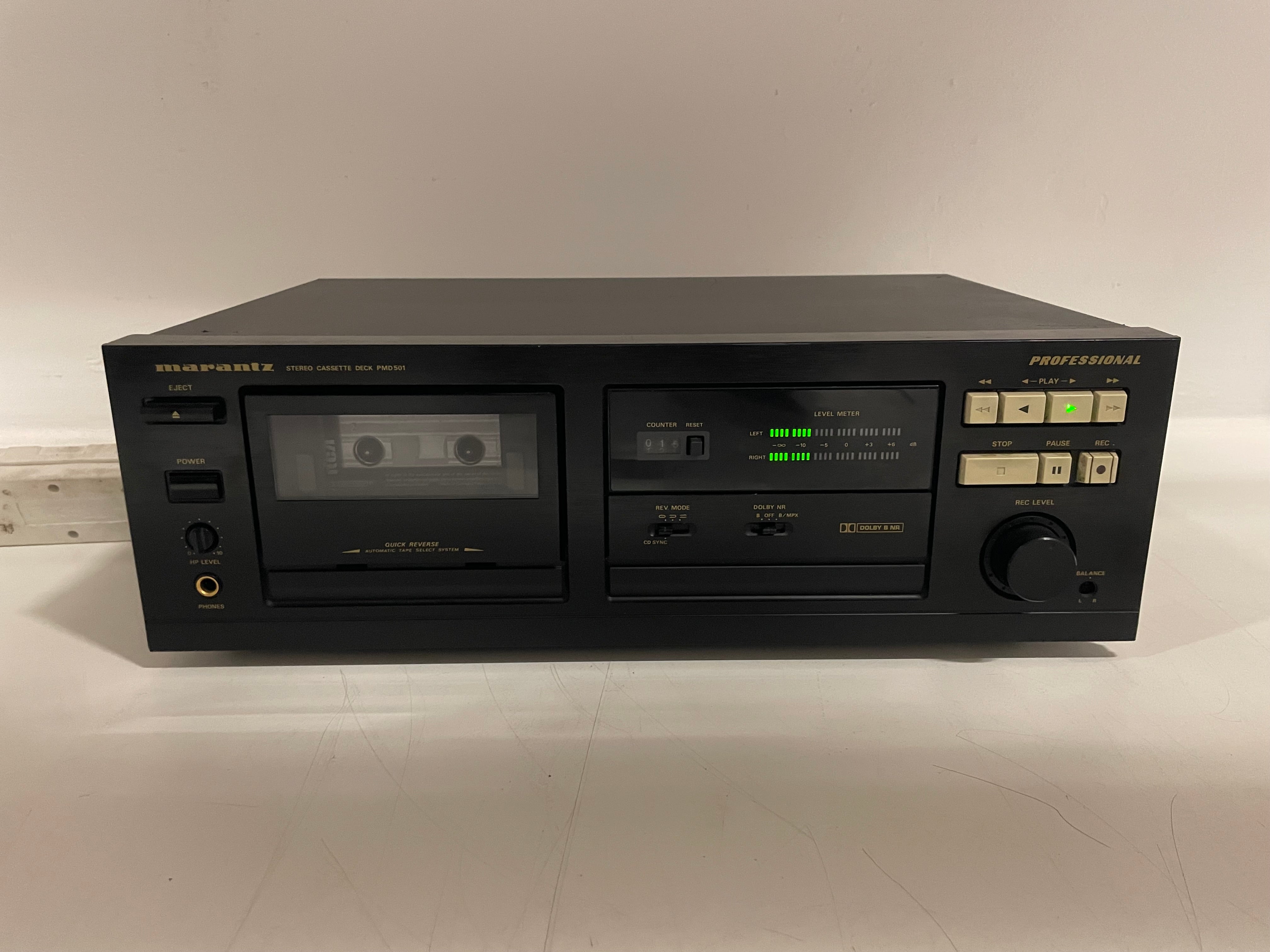 Marantz - PMD501 - Professional Stereo Cassette Deck - 2-Head - Serviced (New Feet)