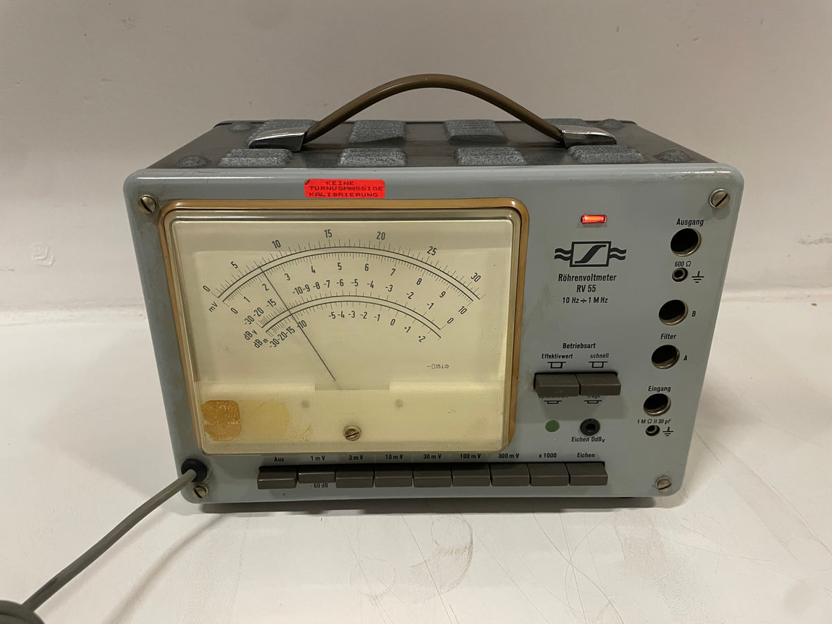 Sennheiser Electronic RV 55 – Röhrenvoltmeter / Tube Voltmeter – As-Is