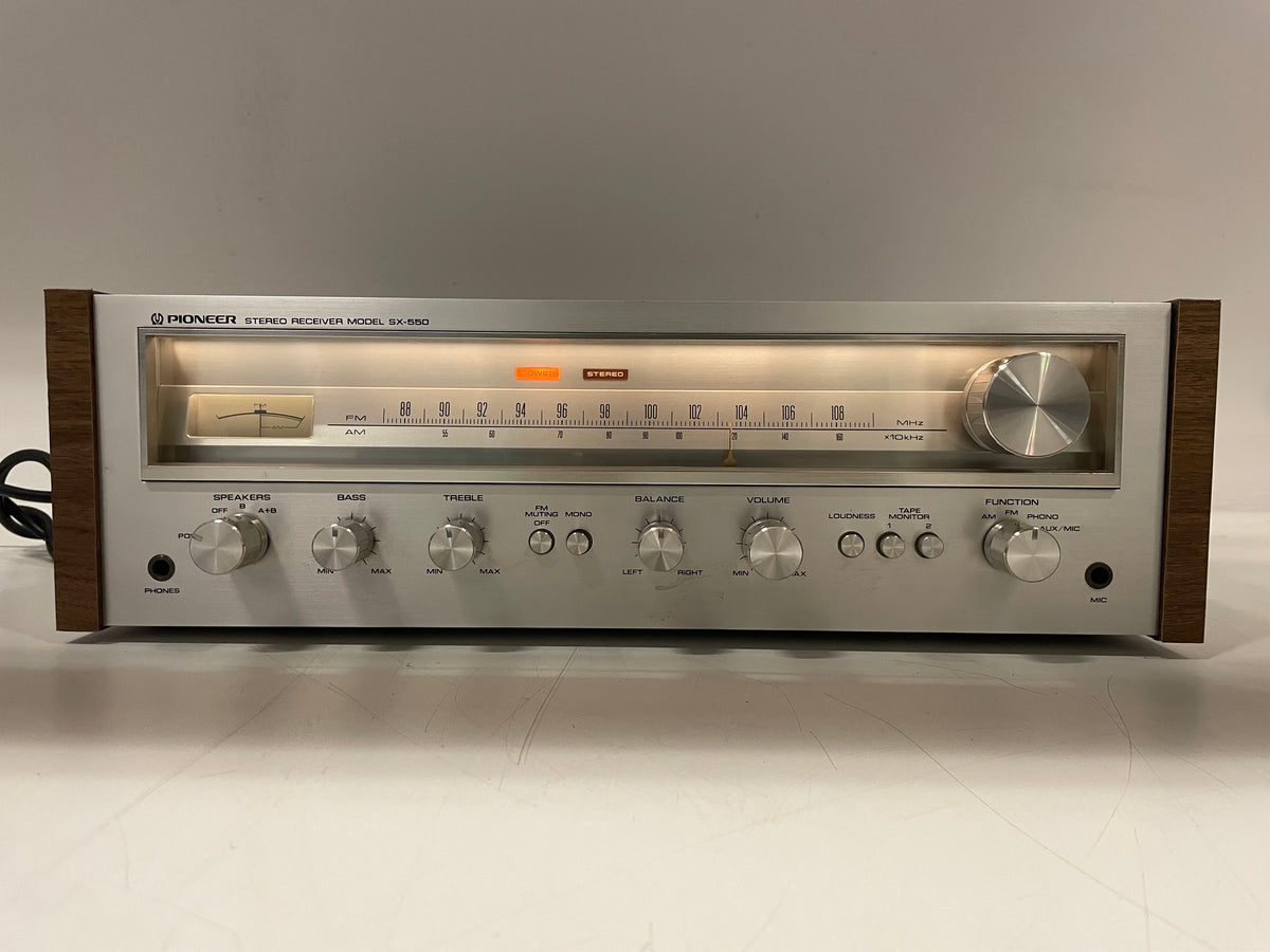 Pioneer - SX-550 - Stereo Receiver - Serviced (Repaired/Rewrapped/Repainted)