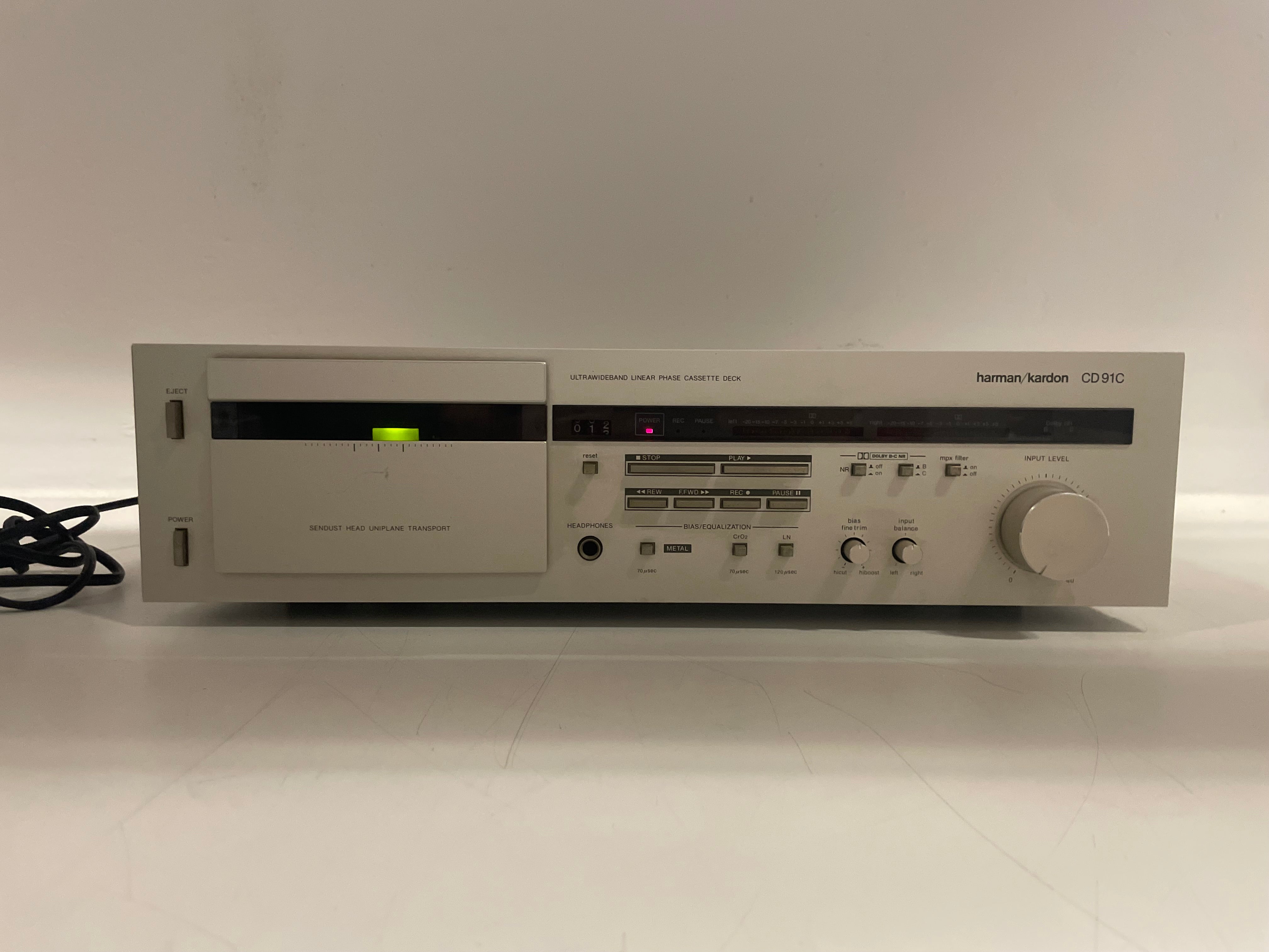 Harman/Kardon - CD91C - Linear Phase Cassette Deck - 2-Head