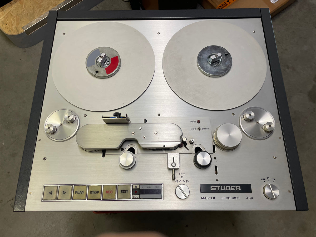 Studer – A80-R – Professional 2-Track Master Tape Recorder – With Console