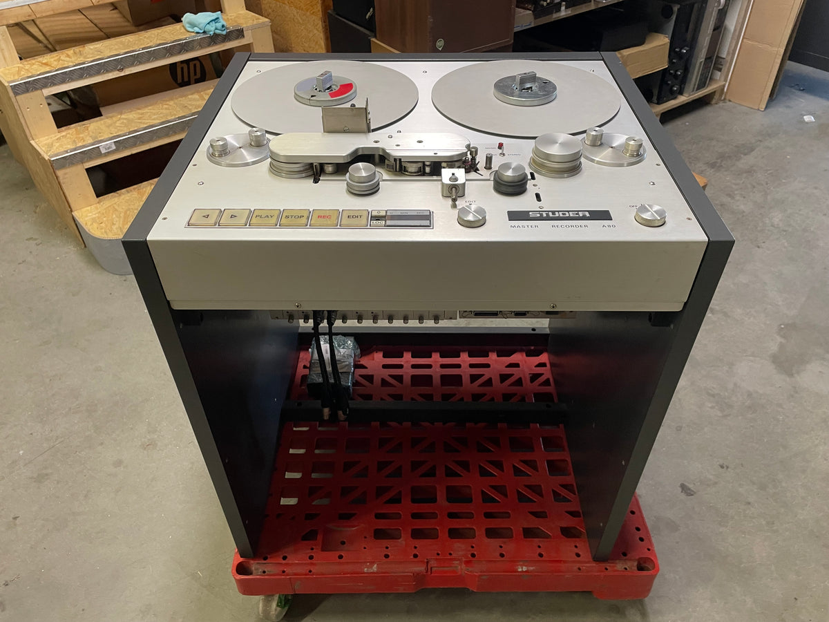 Studer – A80-R – Professional 2-Track Master Tape Recorder – With Console