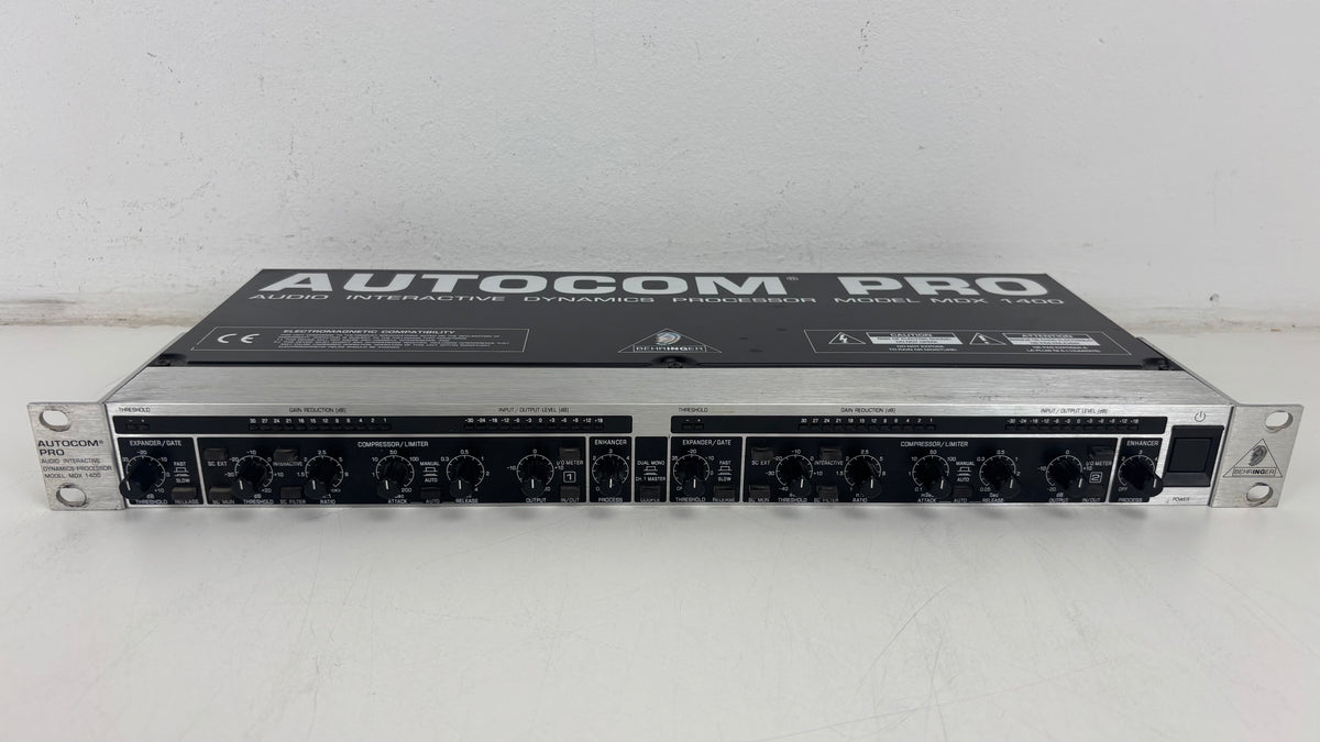Behringer Autocom Pro - MDX 1400 - No PSU - Compressor/Limiter/Expander/Gate