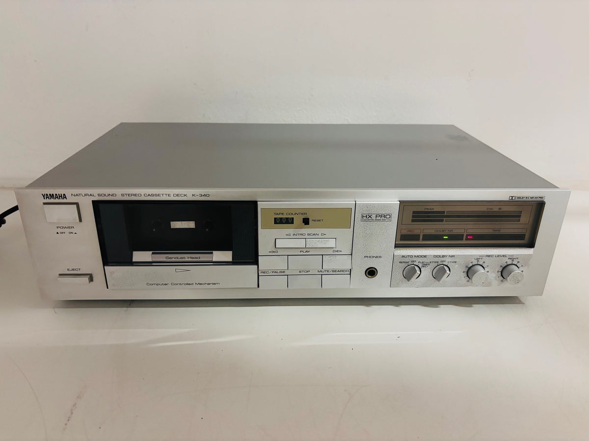 Yamaha - K-340 - Vintage Stereo Cassette Deck - Dolby B/C - HX Pro