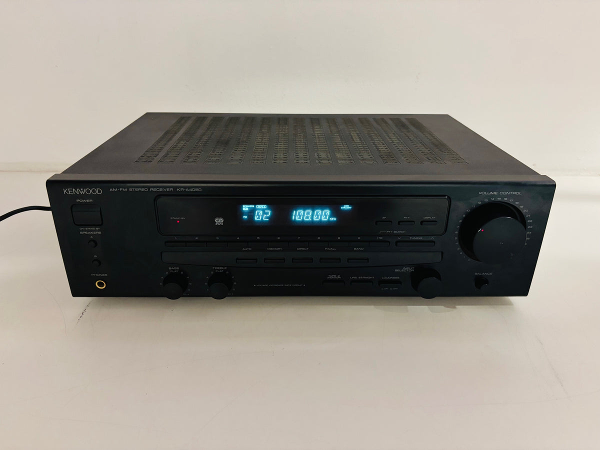 Kenwood - KR-A4050 - Stereo AM/FM Receiver - 2 x 55W - RDS - Phono Input - Speaker A/B