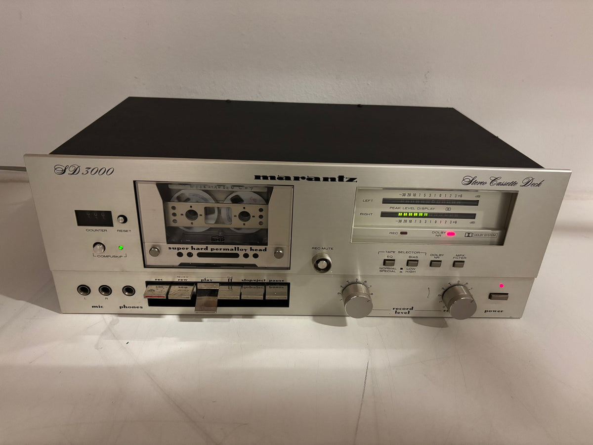 Marantz SD3000 - Vintage Stereo Cassette Deck - Dolby B (Serviced)